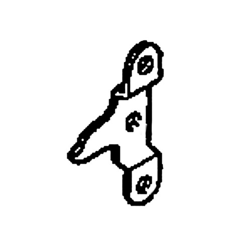 Honda OEM 38556-ZY1-871 - BRACKET HARNESS CLIP -  Honda Original Part