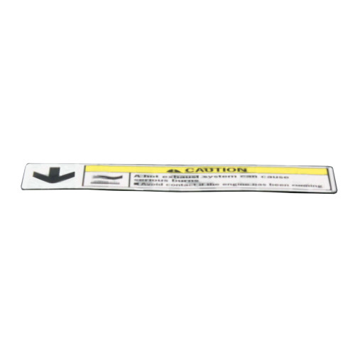 Honda OEM 87539-ZA0-B30 - MARK EXHAUST CAUTION -  Honda Original Part  ** SUPERSEDED TO 87539-ZA0-B31 **