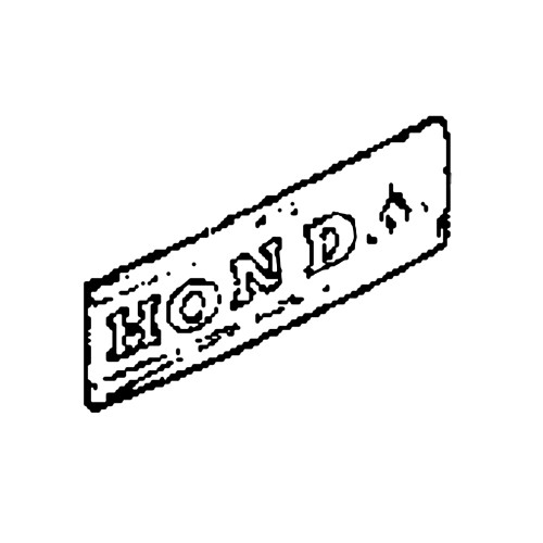 Honda OEM 87573-881-000 - MARK TANK -  Honda Original Part