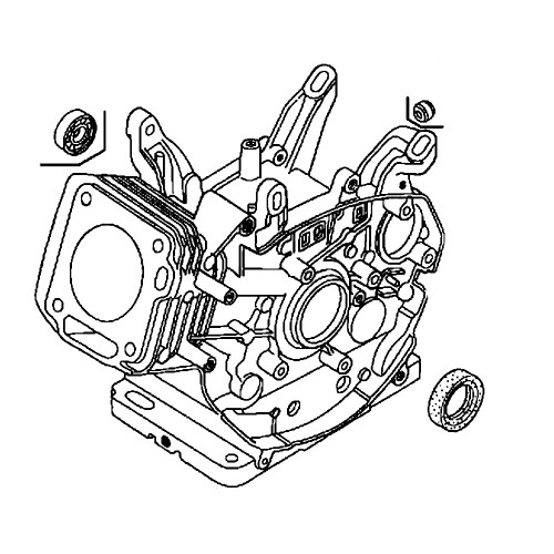 Honda OEM 12000-Z1D-405 - CYLINDER ASSY. (STD) - Honda Original Part - Image 1