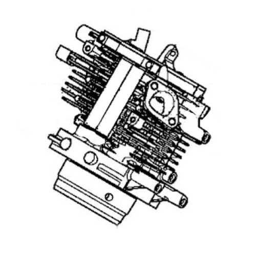 Honda OEM 12110-ZEA-000 - CYLINDER HEAD (#1) -  Honda Original Part
