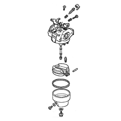 Honda OEM 16100-Z2D-813 - CARBURETOR (BB65G B) -  Honda Original Part