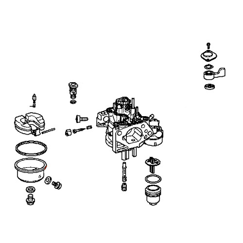 Honda OEM 16100-ZBC-W14 - CARBURETOR (BE97C B) -  Honda Original Part