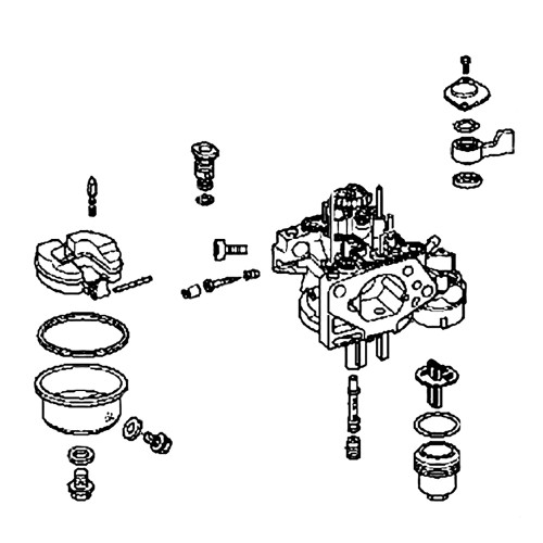 Honda OEM 16110-Z8T-W02 - CARBURETOR SET -  Honda Original Part