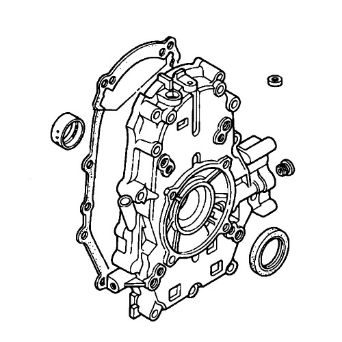 Honda OEM 11300-ZJ1-600 - COVER CRANKCASE - Honda Original Part - Image 1