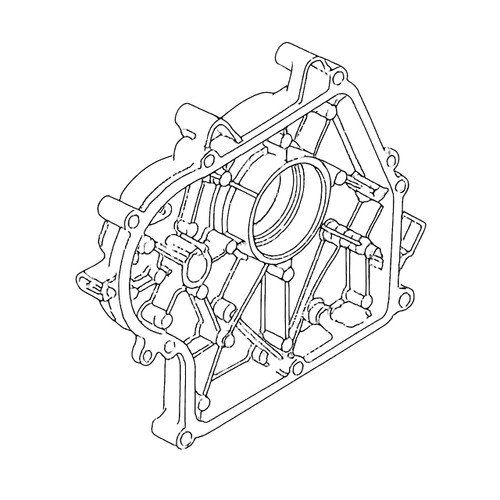 Honda OEM 11310-889-010 - COVER CRANKCASE -  Honda Original Part