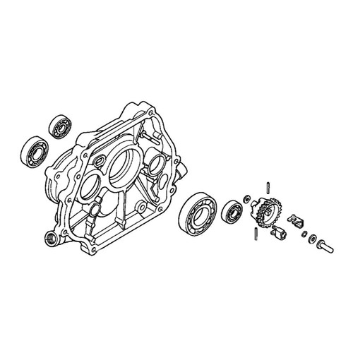 Honda OEM 11400-ZE2-623 - COVER CRANKCASE - Honda Original Part - Image 1