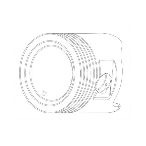 Honda OEM 13104Z7D800 PISTON (0.75) Honda Original Part