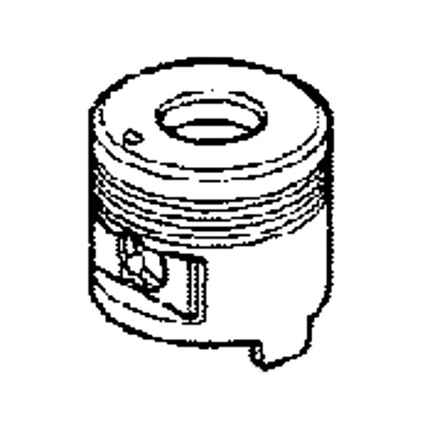 Honda OEM 13104-ZG5-000 - PISTON (OS 0.25) - Honda Original Part - Image 1