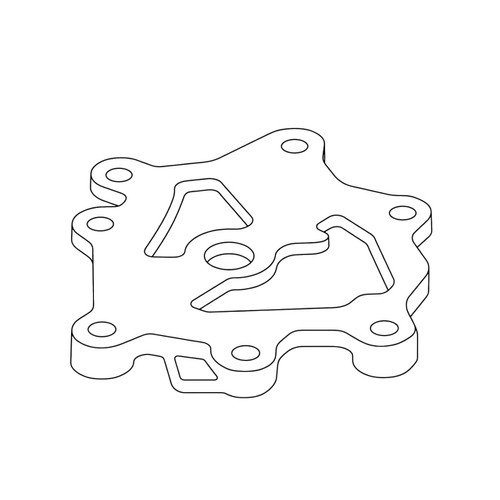 Honda OEM 15121-ZV7-000 - COVER OIL PUMP -  Honda Original Part