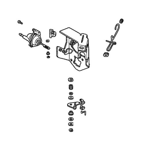 Honda OEM 16260-ZE2-723 - STAY MANUAL CHOKE -  Honda Original Part
