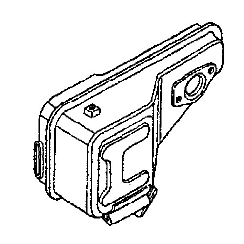 Honda OEM 18310-ZG0-U00 - MUFFLER - Honda Original Part - Image 1