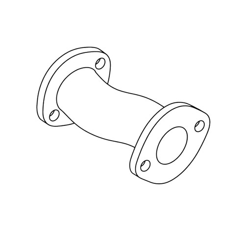 Honda OEM 18330-ZB7-003 - PIPE EXHAUST -  Honda Original Part