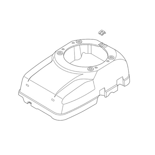 Honda OEM 19610ZF5V11ZB COVER FAN R8 Honda Original Part