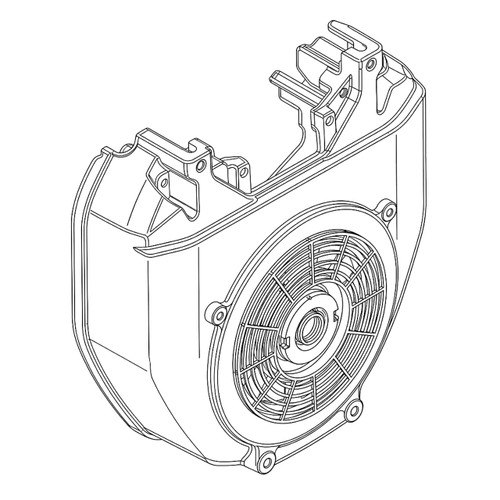 Honda OEM 19611ZJ1860ZA COVER FAN NH1 Honda Original Part