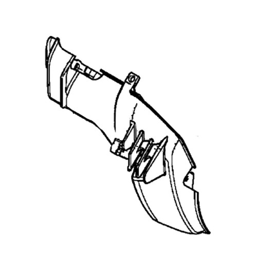 Honda OEM 19642-ZEA-000 - SHROUD L. (LOWER) -  Honda Original Part