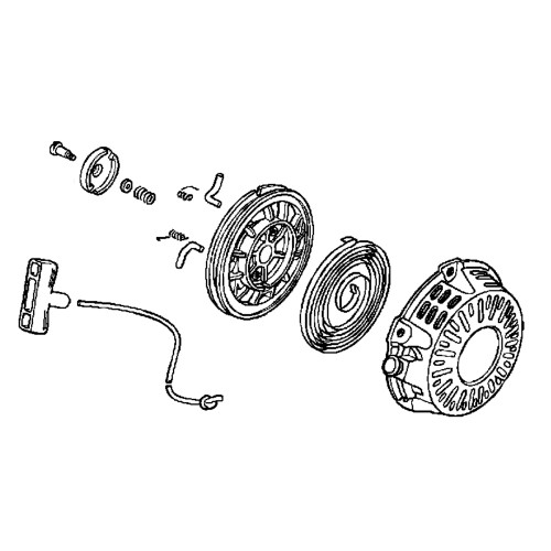 Honda OEM 28400-Z0T-822ZA - STARTER ASSEMBLY NH1 -  Honda Original Part