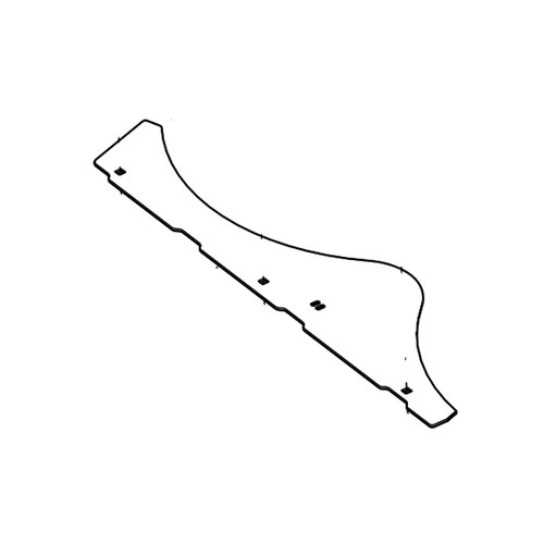 Hustler OEM 126986-1 - RIGHT SIDE DROP PLATE - Hustler Original Part