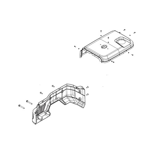 HUSQVARNA Cover Kit Fuel Tank Cover Kit 531146846 Image 1