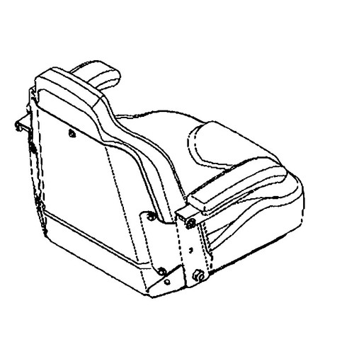 Husqvarna OEM 590337305 - Seat Assembly Tractor Mz 2021 Rf - Husqvarna Original Part