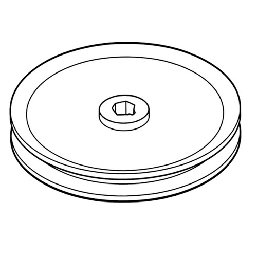 TORO 106387 - PULLEY-TRANSMISSION - Original OEM part