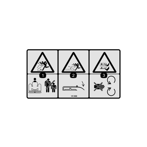 TORO 1072908 DECALDANGER COMBINATION Original OEM part
