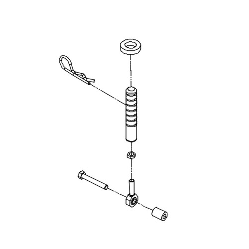 TORO 109-0322 - REAR DECK HEIGHT ADJUST ASM - Original OEM part