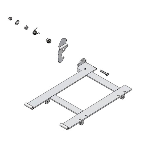TORO 109-1813 - SEAT FRAME SINGLE LATCH ASM - Original OEM part