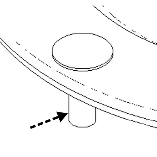 TORO 114-8195 - BOLT-NECK RIBBED - Original OEM part - Image 1