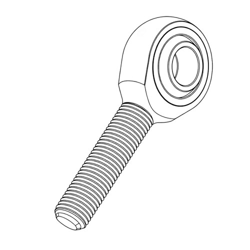 TORO 116407 - ROD END 1/4-28 - Original OEM part