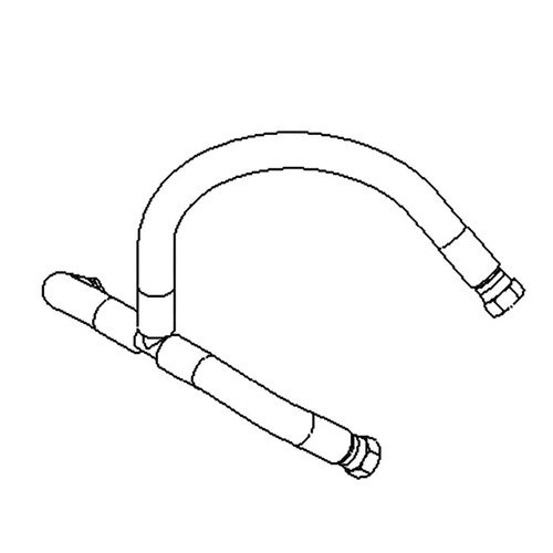 TORO 119-0206 - HYD HOSE ASM - Original OEM part - Image 1