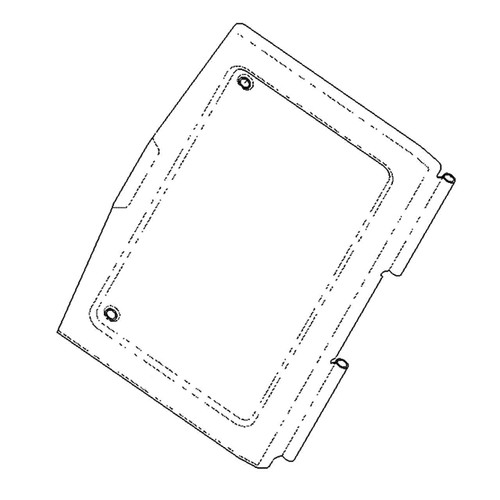 TORO 125-8402 - BAG DOOR ASM - Original OEM part - Image 1