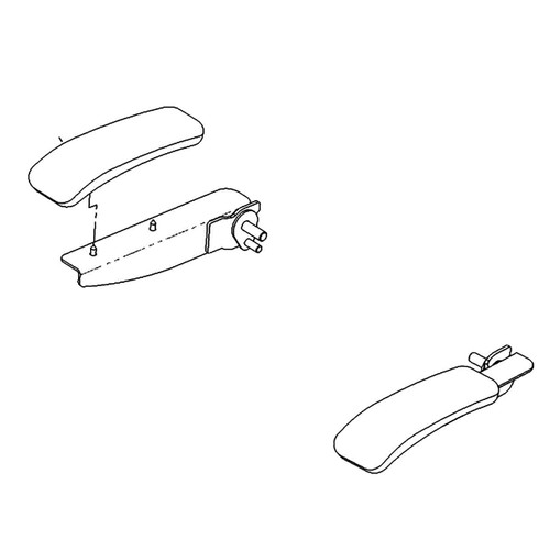 TORO 126-2058 - ARMREST KIT - Original OEM part - Image 1