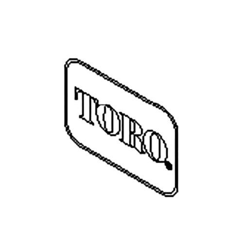 TORO 126-5060 - DECAL-LOGO TORO - Original OEM part - Image 1