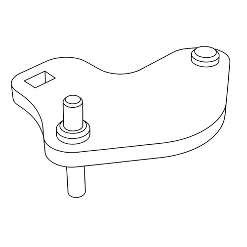 TORO 127-6766 - LH PLATE ASM (W/STUDS) - Original OEM part