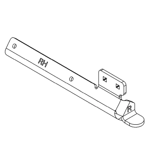 TORO 135-6917-03 - BRACKET RH MUD FLAP - Original OEM part
