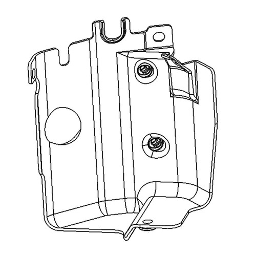 TORO 136-7877 - BAFFLE-AIR LEFT - Original OEM part - Image 1