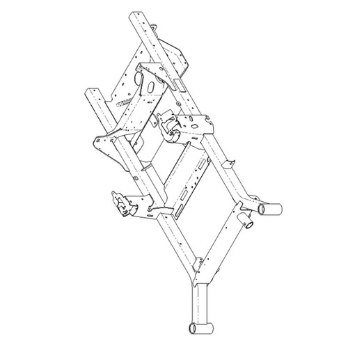 TORO 136-8986 - FRAME-60 SUSPENSION - Original OEM part