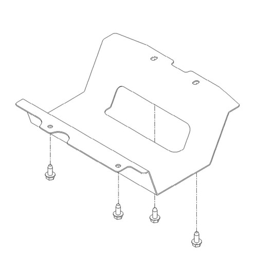 TORO 137-7065 - KIT-BAGGING MUFFLER SHIELD - Original OEM part