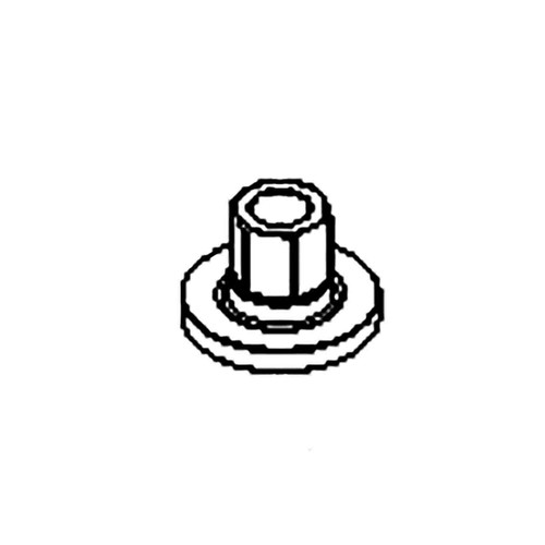 TORO 137-9787 - BUSHING-HEX - Original OEM part - Image 1