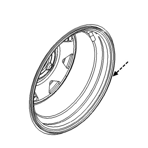 TORO 140-7969 - WHEEL - Original OEM part - Image 1