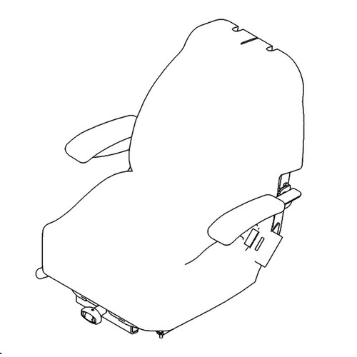 TORO 144-3775 - SEAT-SUSPENSION TORO - Original OEM part - Image 1