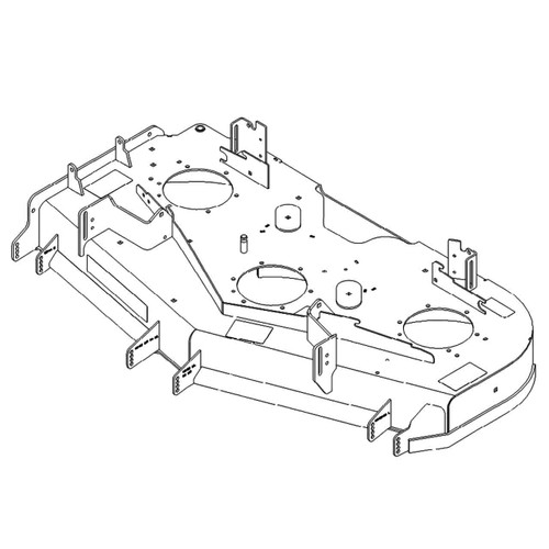 TORO 144-6587 - DECK DECAL ASM - Original OEM part - Image 1