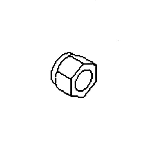 TORO AU230-42110 - NUT-HEX CENTER LOCK - Original OEM part - Image 1