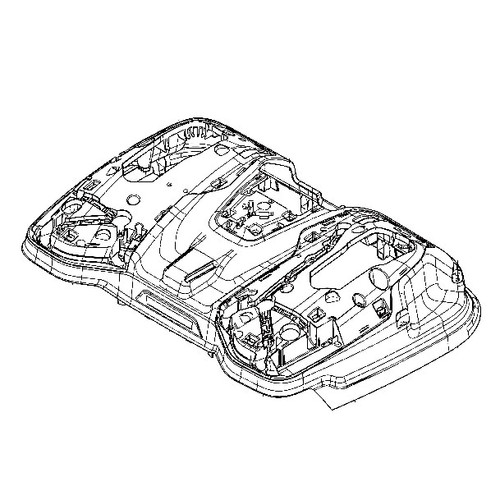 Husqvarna OEM 598002901 - Body Cutting Deck - Husqvarna Original Part