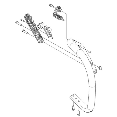 Husqvarna OEM 531028102 Handle System Conversion Heat Husqvarna Original Part