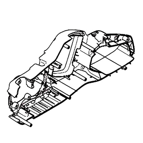 Husqvarna OEM 594929202 - Chassis Clutch Side - Husqvarna Original Part