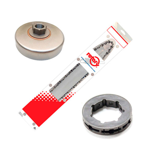 20" Bar Chain And Complete Drum Sprocket Kit For SHINDAIWA 493 Chainsaw