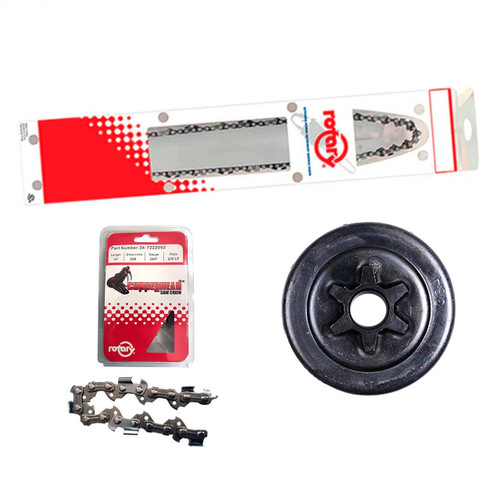 14" Bar Chain(x2) And Sprocket Kit For ECHO CS-361 Chainsaw