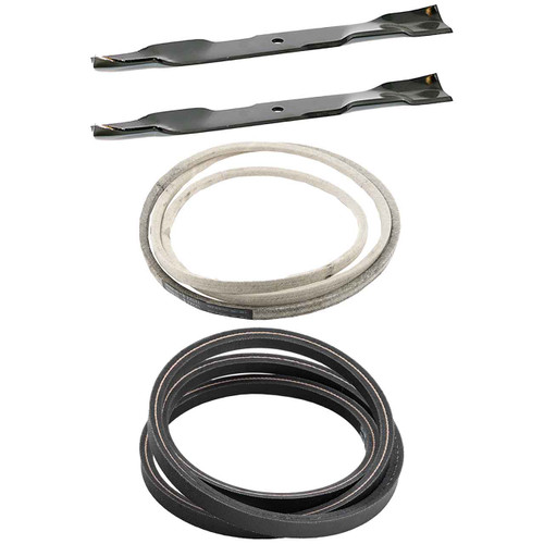 Hustler Raptor SD 42" Blades x2 & Belts Kit OEM (MUL-F-CW)